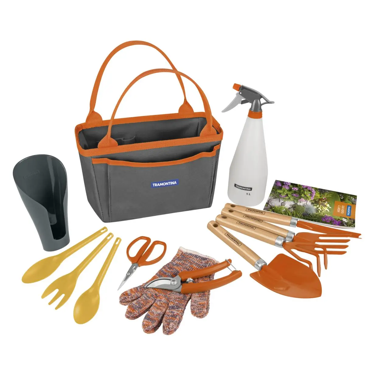 Kit Presente Jardinagem Tramontina Bolsa De Lona 13 Peças