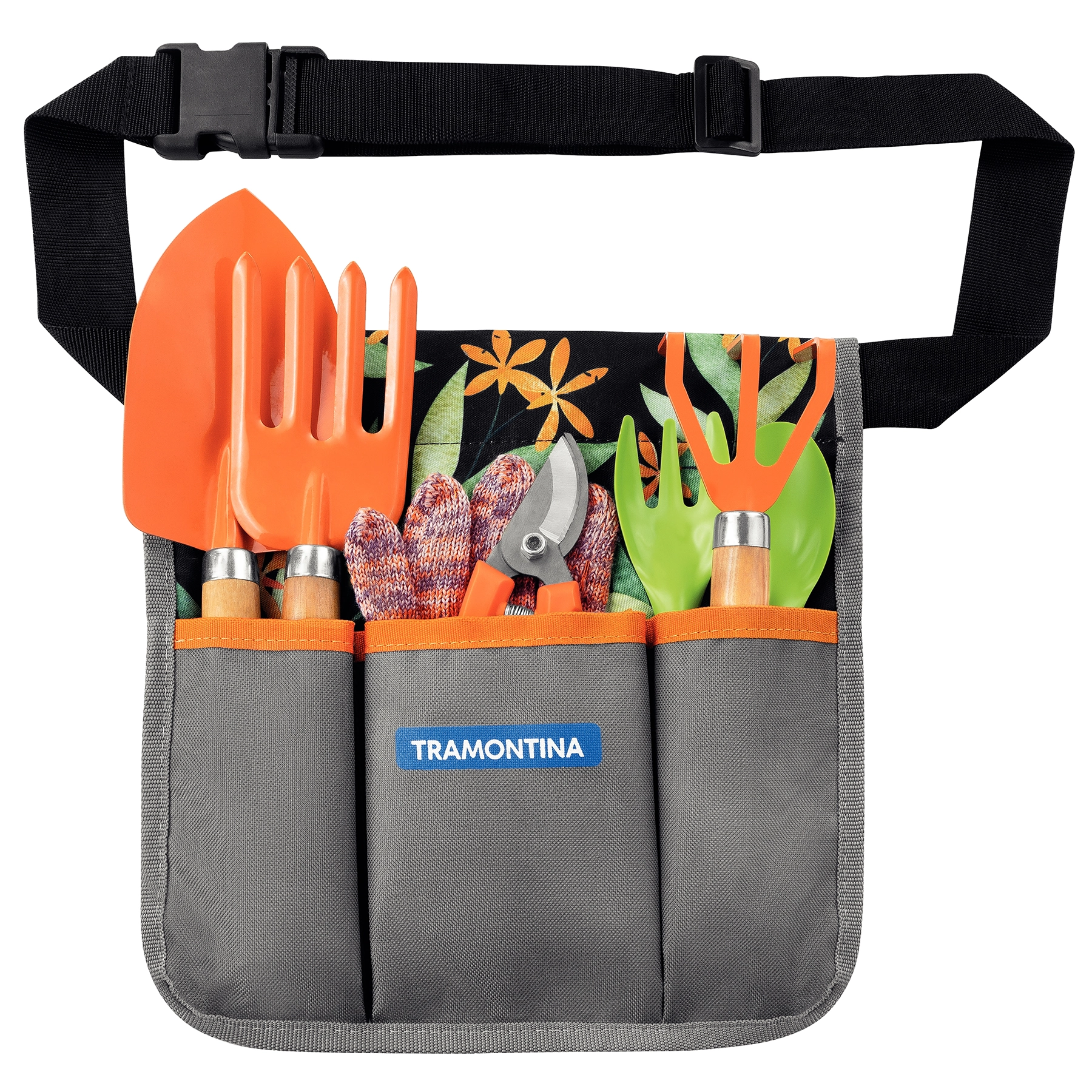Conjunto de Ferramentas para Jardinagem 8 Peças com Cinto Tramontina