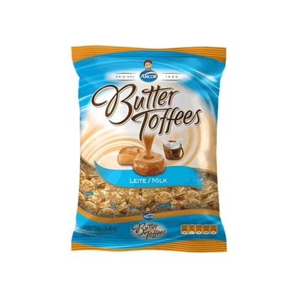 Caramelo Butter Toffees Arcor Leite