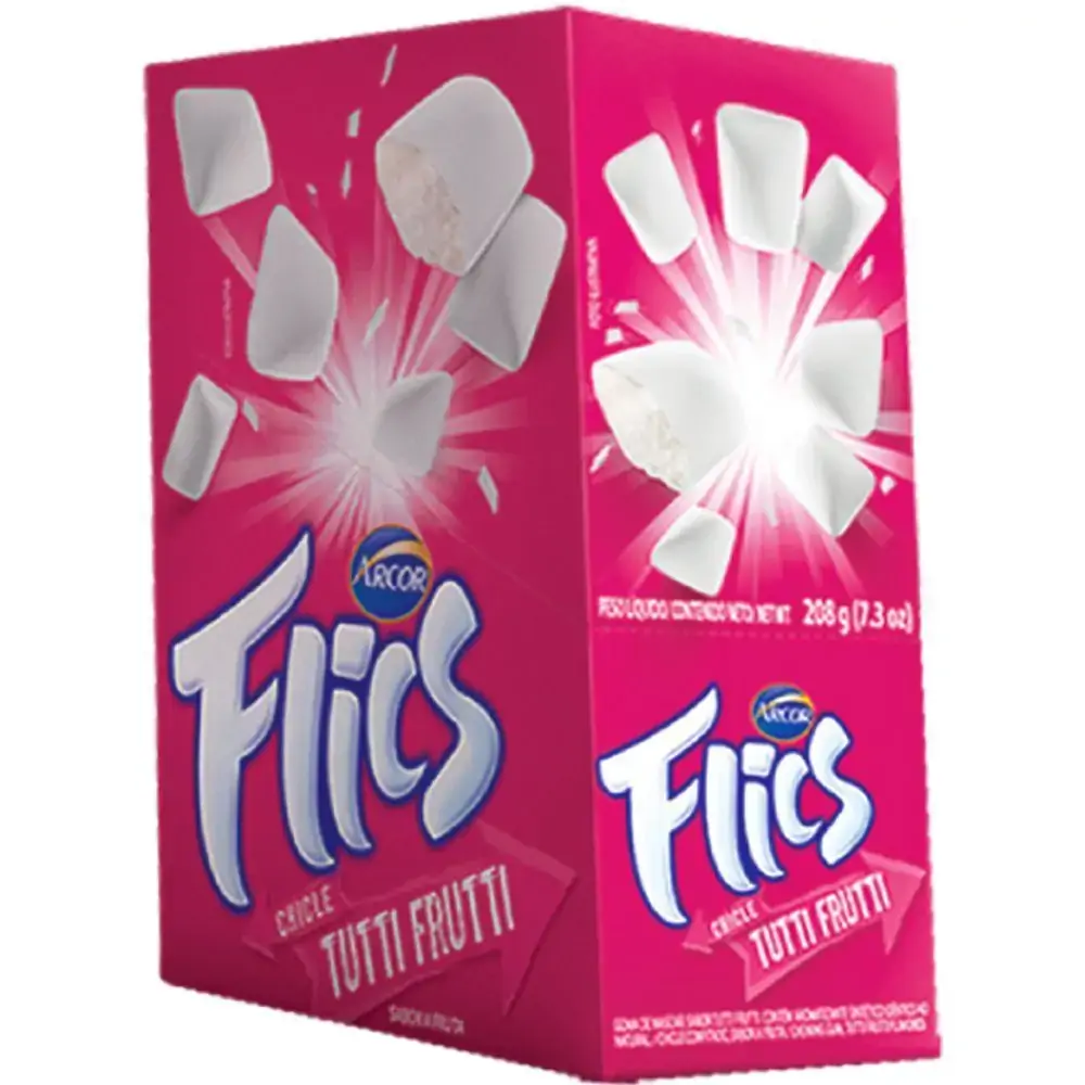 Chiclete Flics Tutti Frutti Und