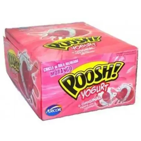 Poosh Morango 40 Unidades Yogurt