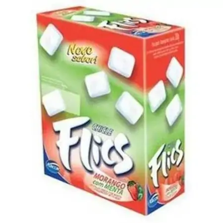 Flics Morango Com Menta