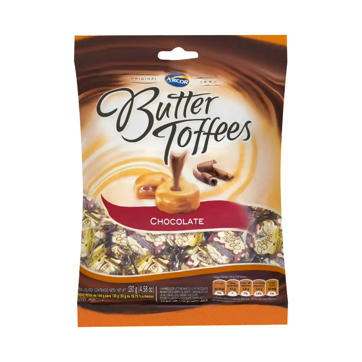 Bala Arcor Butter Toffe Chocolate