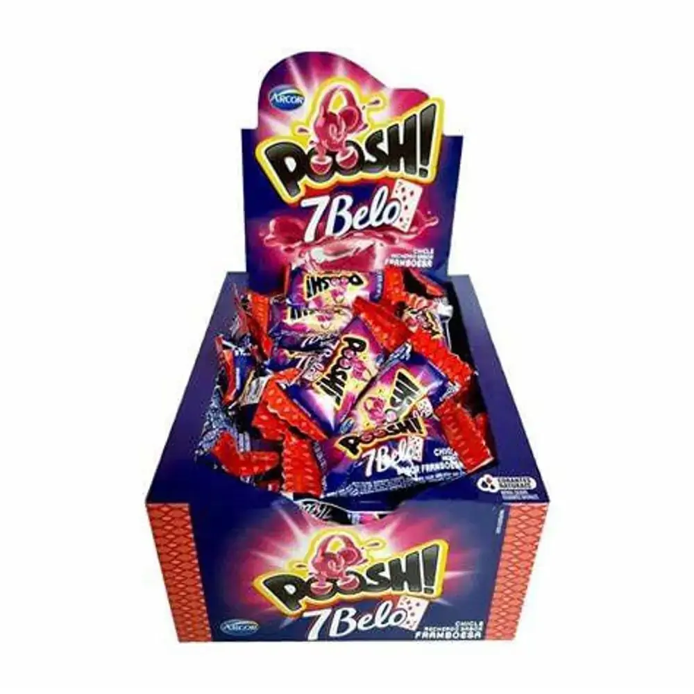 Chiclete 7 Belo Poosh Caixa 180g 36 Unidades