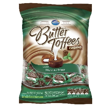 Bala De Caramelo Chokko Menta Butter Toffees Pacote 130g