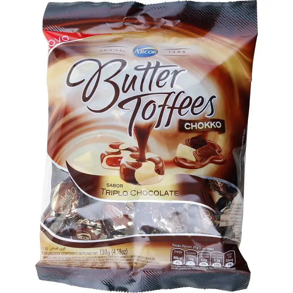 Bala Butter Toffees 130g Triplo Chocolate