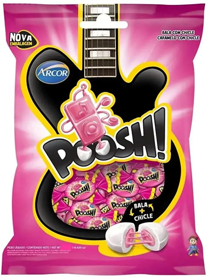 Bala Poosh Tutti Frutti 600g Arcor