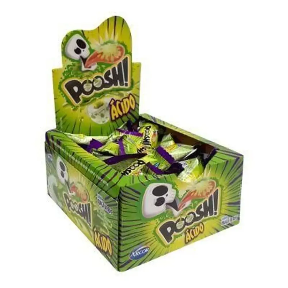 Chicle Poosh Acido Maca 200g