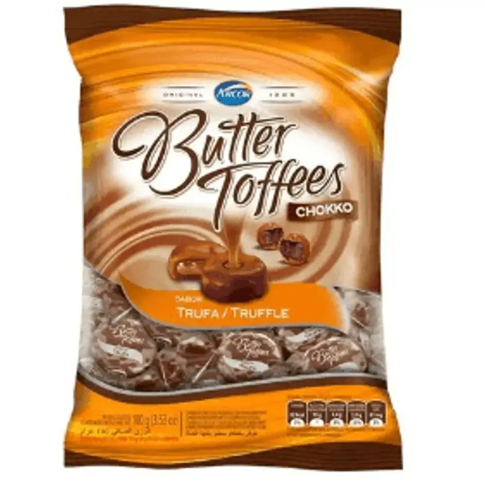 Balas Butter Toffees Chokko Trufa Arcor 100g