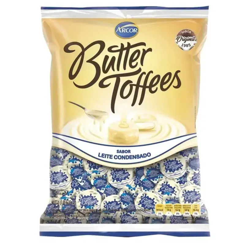 Bala Butter Toffees 600g Leite Condensado