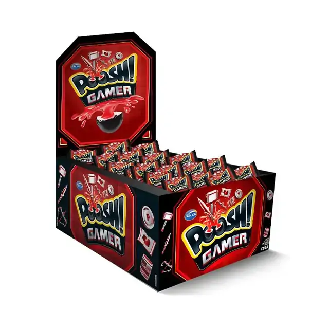 Chicle Arcor Poosh Gamer 200g