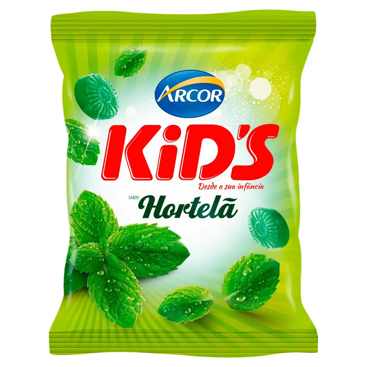Bala Sabor Hortelã Kid's 500g