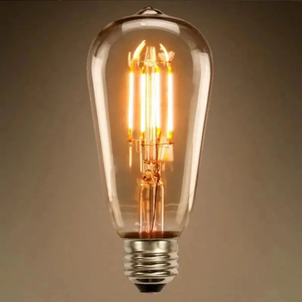 Lâmpada Filamento Retro St64 E-27 4w 2700k Bivolt Uso Interno