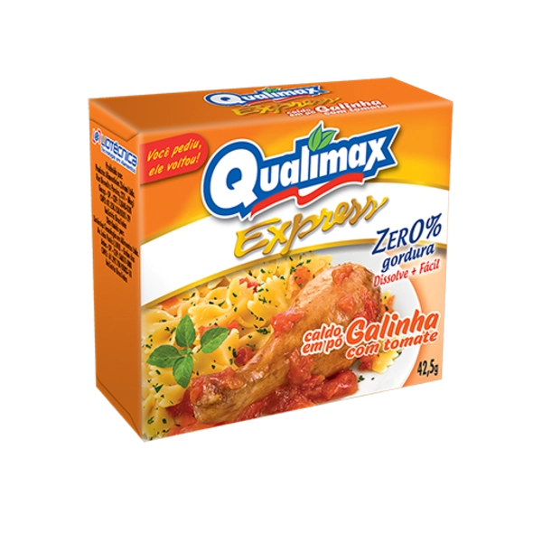 Caldo De Galinha Com Tomate Em Pó Qualimax 425g
