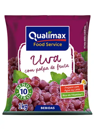 Loja Refresco Qualimax 1kg Uva