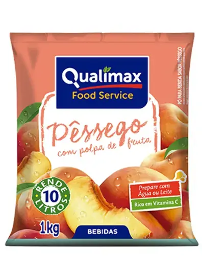 Loja Refresco Qualimax 1kg Pessego