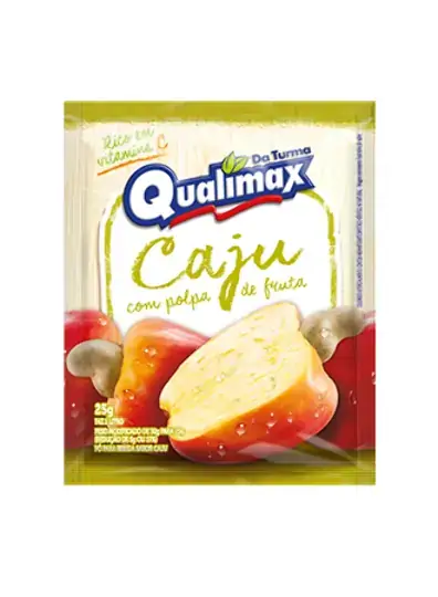 Refresco Po Qualimax Da Turma 25g Caju