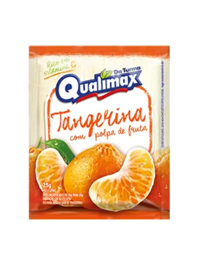 Refresco Po Qualimax Da Turma 25g Tangerina