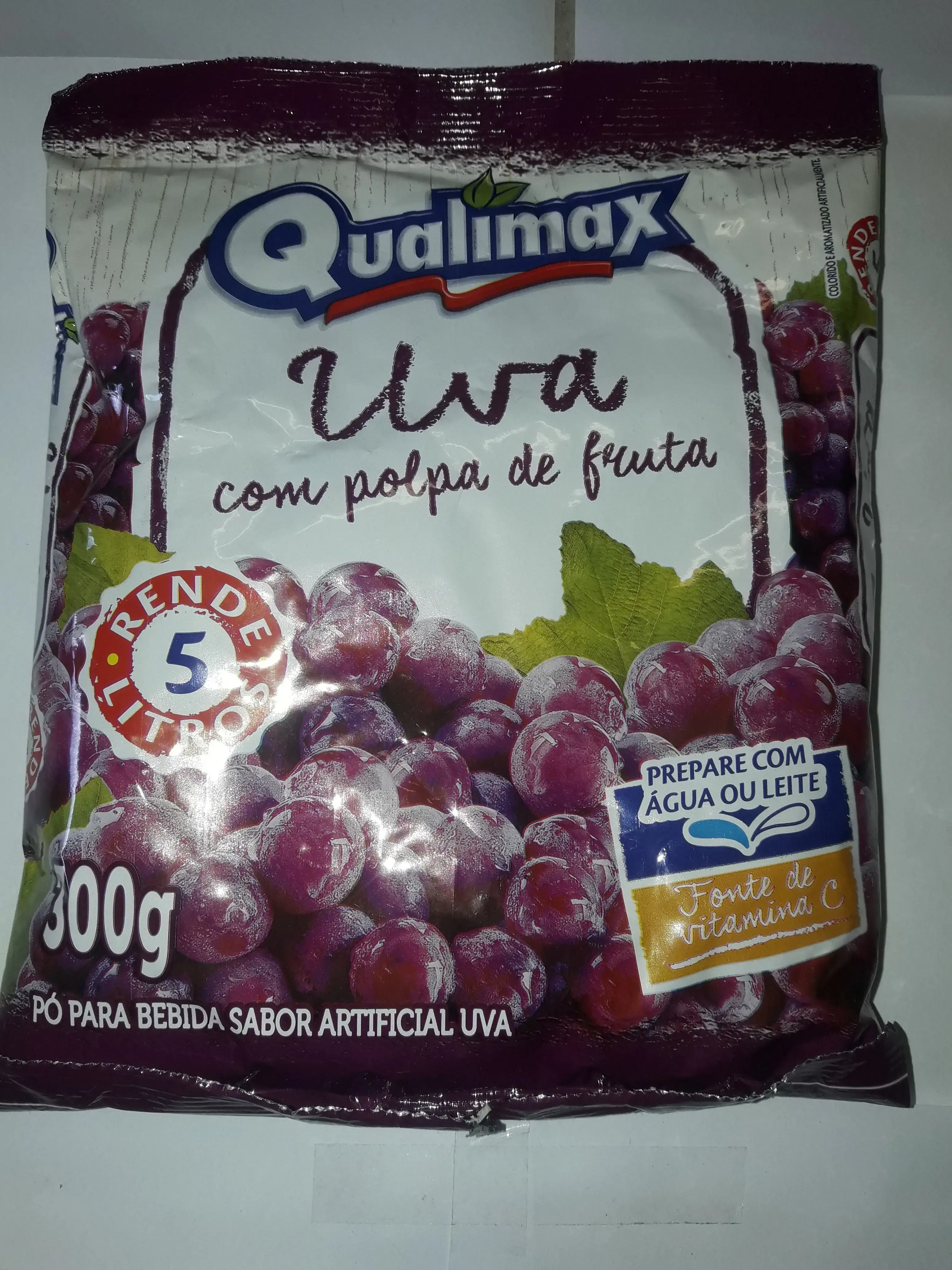 Refresco Po Qualimax 300g Uva