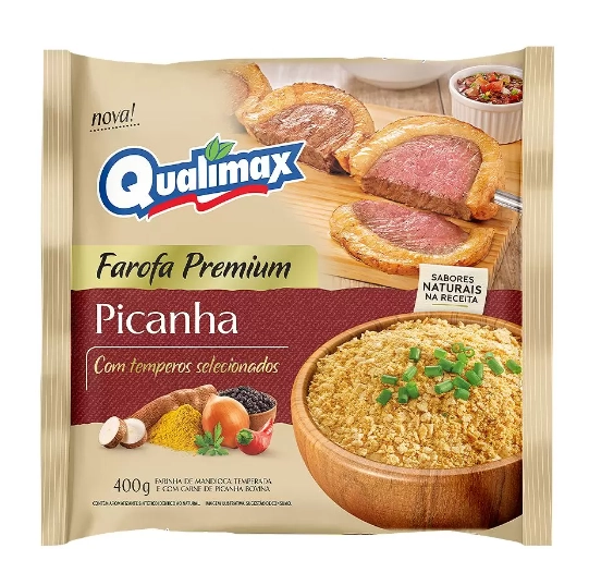 Farofa Pronta Qualimax 400g Picanha