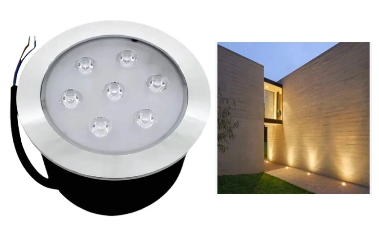 Embutido Solo 7w Balizador Led Blindado Ip67 Inox Spot Chão Piso