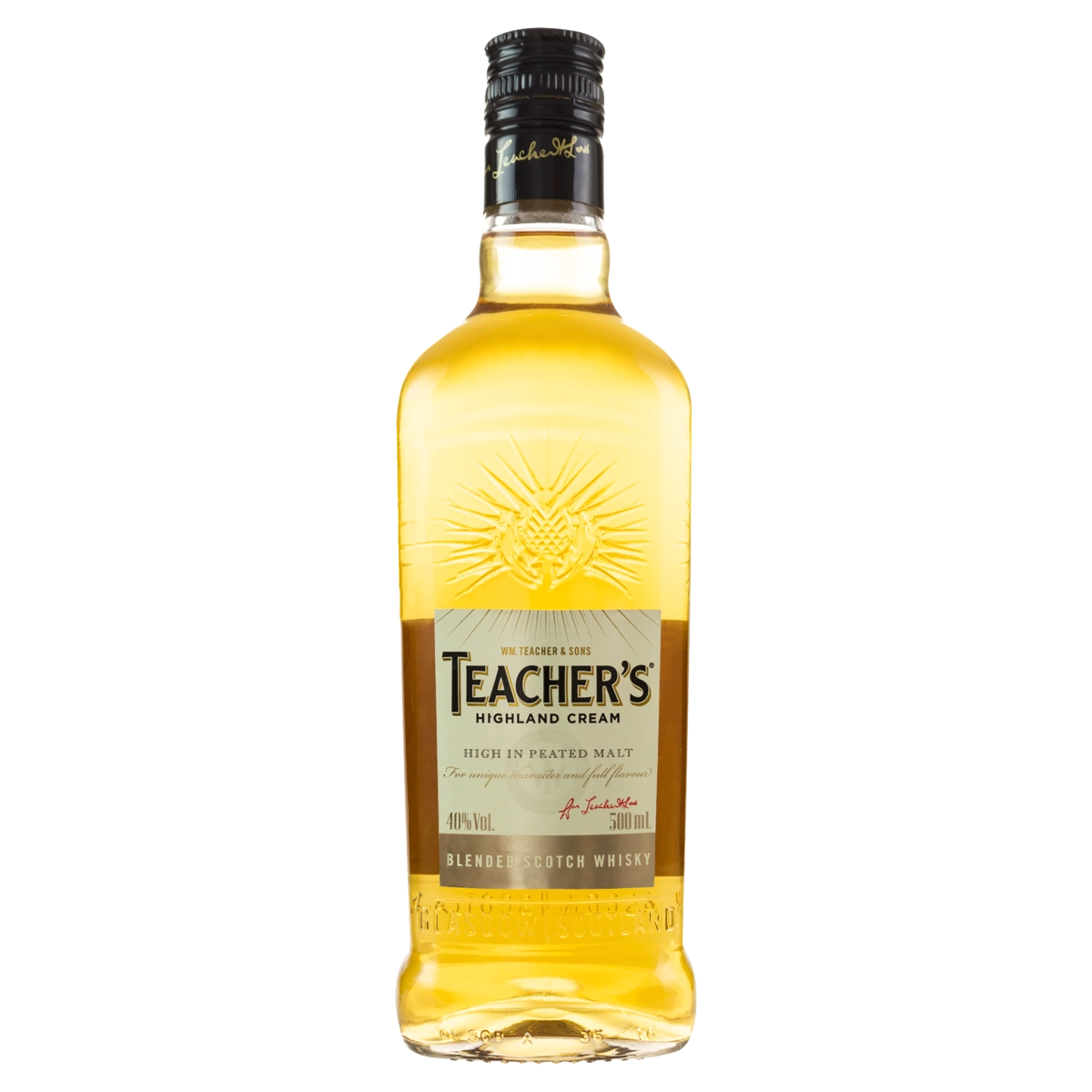 Whisky Brasileiro Blended Highland Cream Teachers Garrafa 500ml