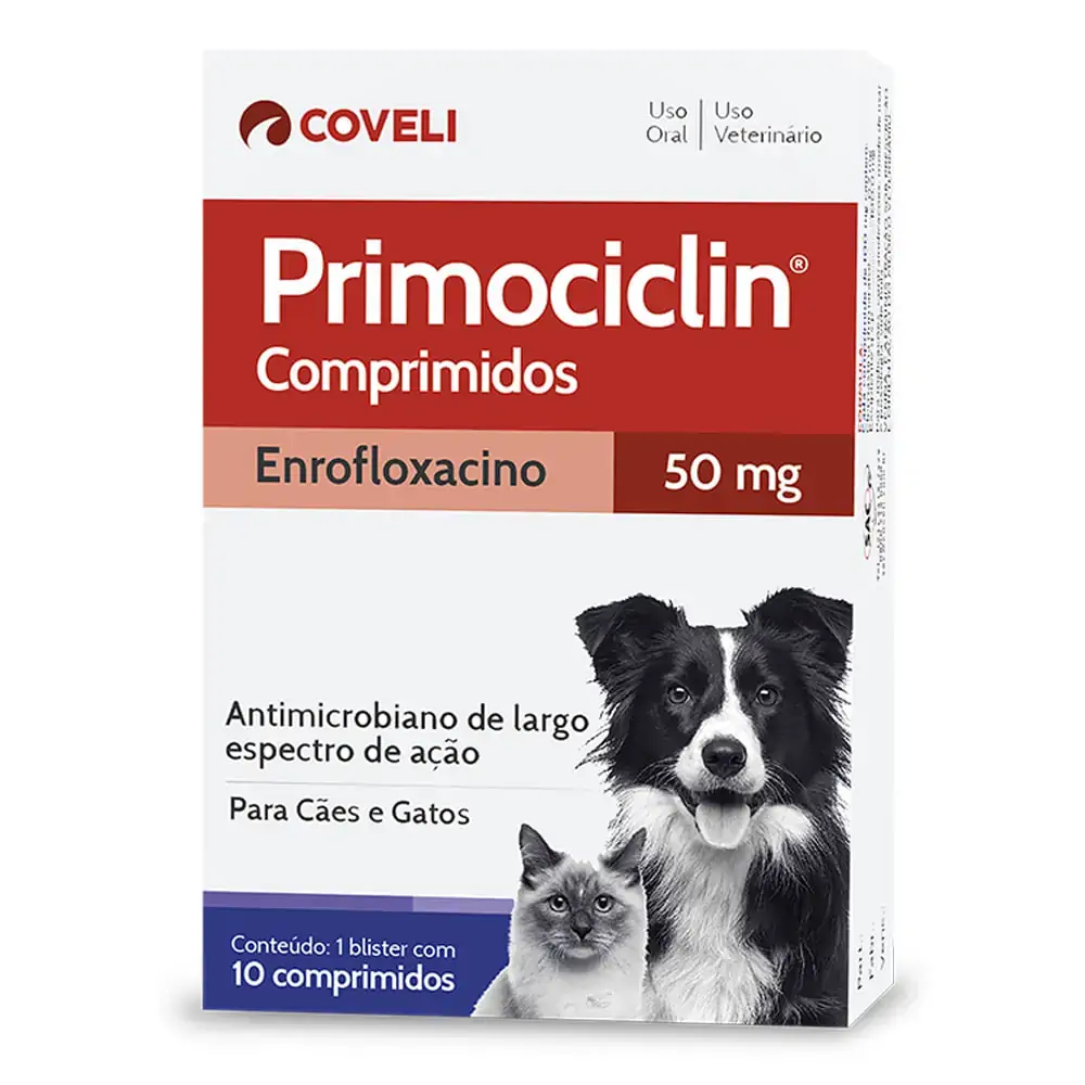 Primociclin 10 Comprimidos Coveli 50mg