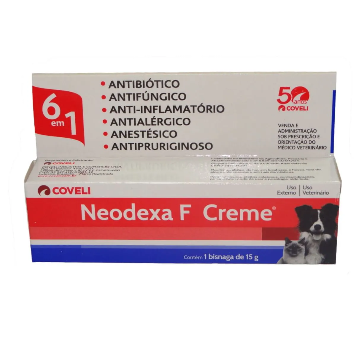 Neodexa F Creme 15 g Coveli Neodexa F Creme 15g Coveli