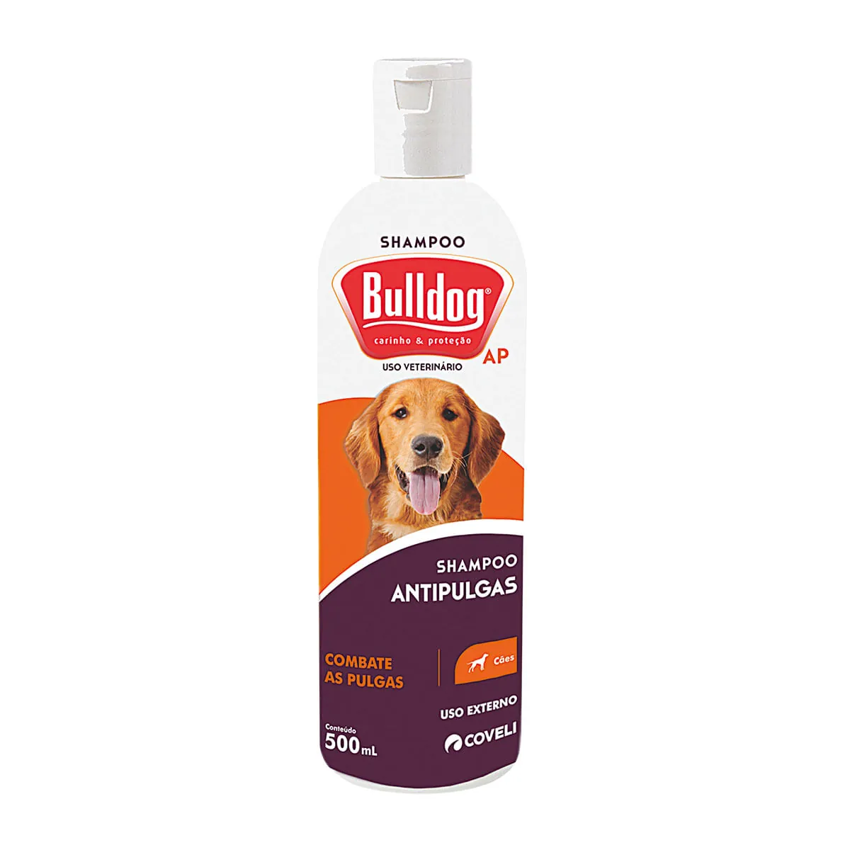 Shampoo Para Cães Antipulgas Bulldog Frasco 500ml
