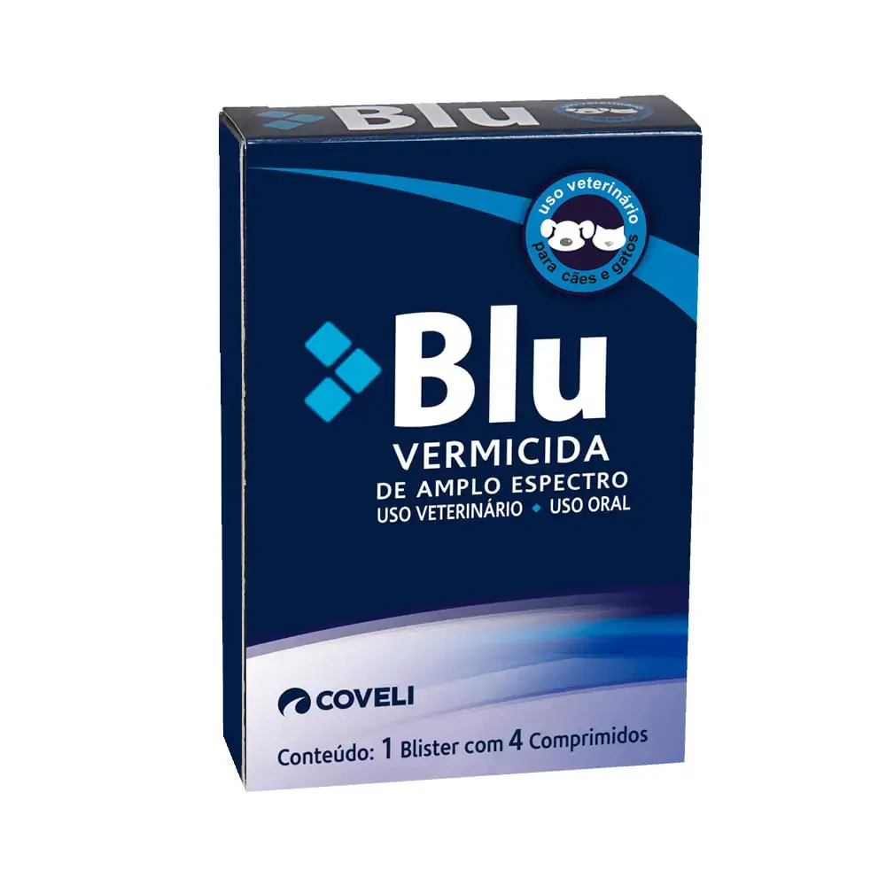 Vermífugo para Cães e Gatos Blu Coveli