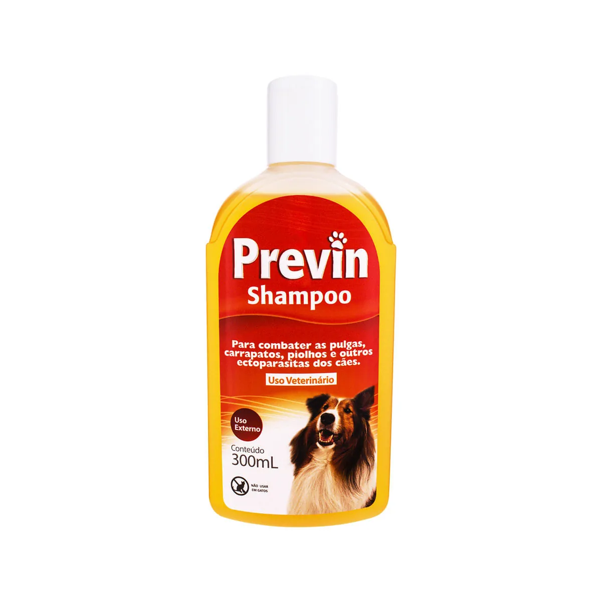 Shampoo Para Cães Antipulgas E Carrapatos Previn Frasco 300ml