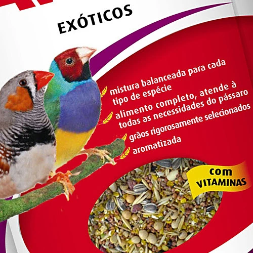 Alimento P/ Pássaros Exóticos Avitrin