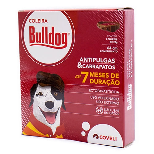 Kit Coleira Bulldog Grt Sabao 80gr