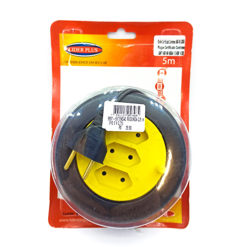 M.uso Extensao C/5mt 127/250v