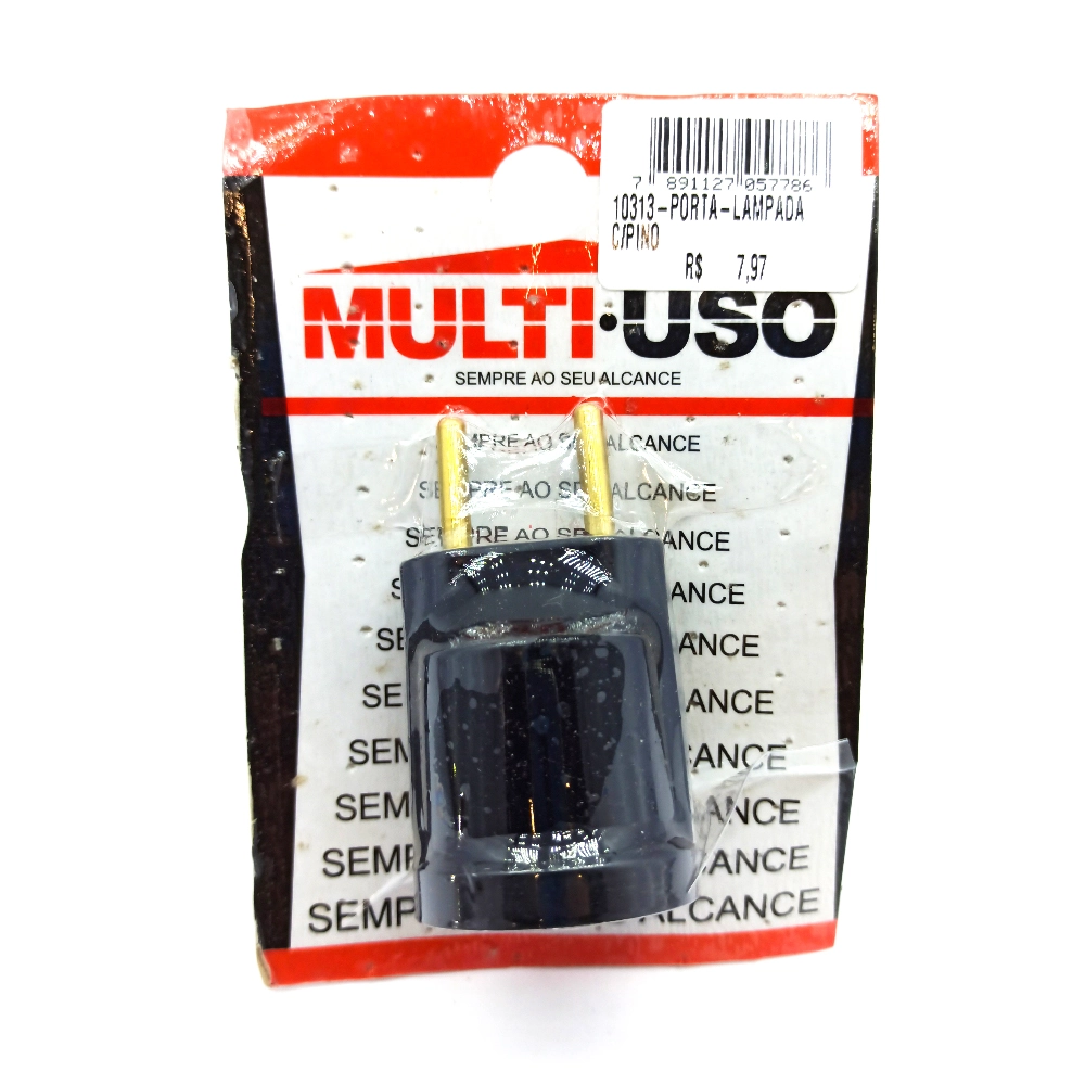 Porta Lampada Multi Uso C/pino R 010313