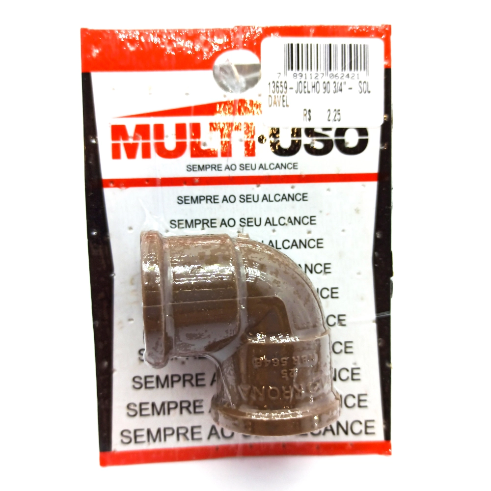 Joelho Multi Uso 90 Soldavel 3/4 R 013659