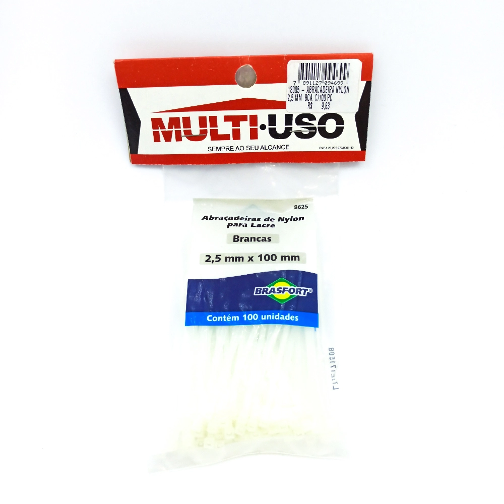 Abrac.nylon 2,5mm Multiuso C/100