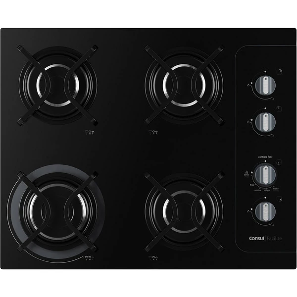 Fogão Cooktop Consul CD060AEUNA, 4 Bocas, Elétrico, Preto - Bivolt