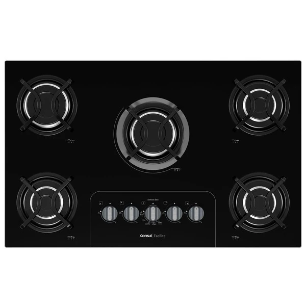Cooktop Consul 5 Bocas CD075AEUNA Acendimento Super Automático