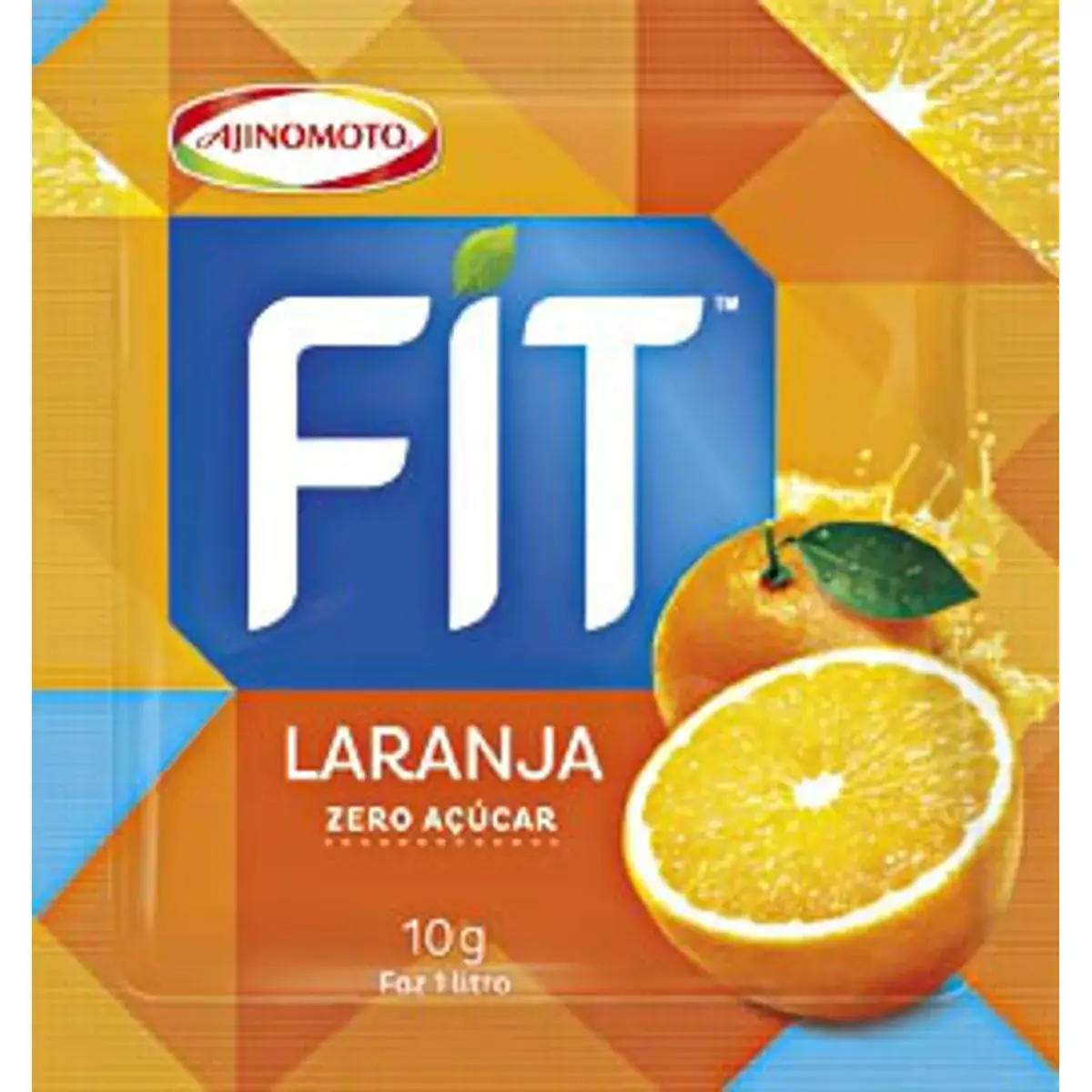 Refresco Em Pó Laranja Mid Zero Pacote 10g