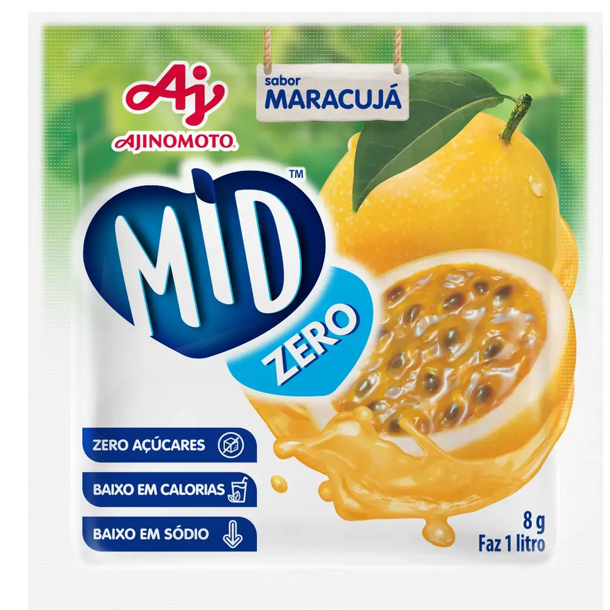 Refresco em pó Fit Maracuja 8g