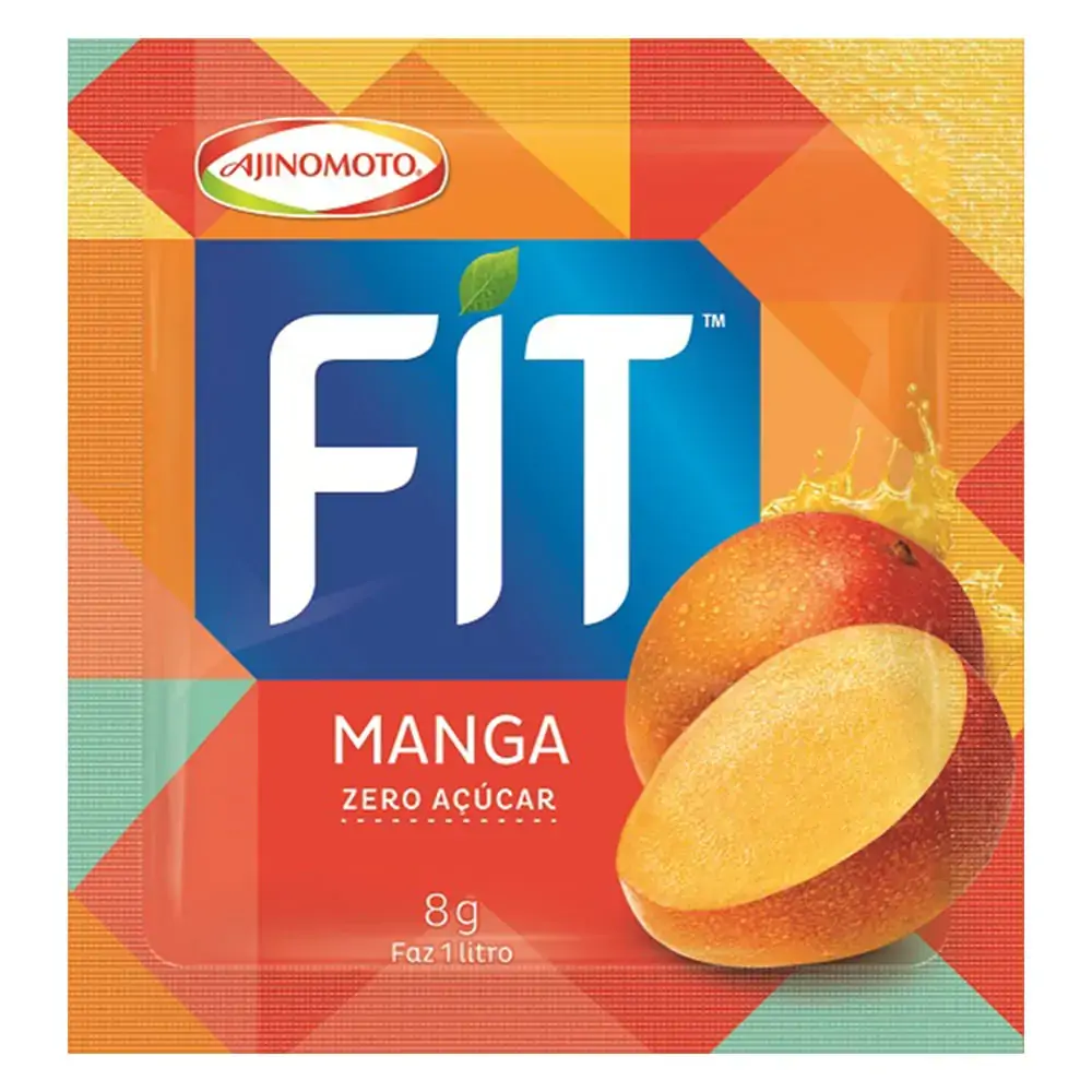 Refresco Em Pó Manga Mid Zero Pacote 8g