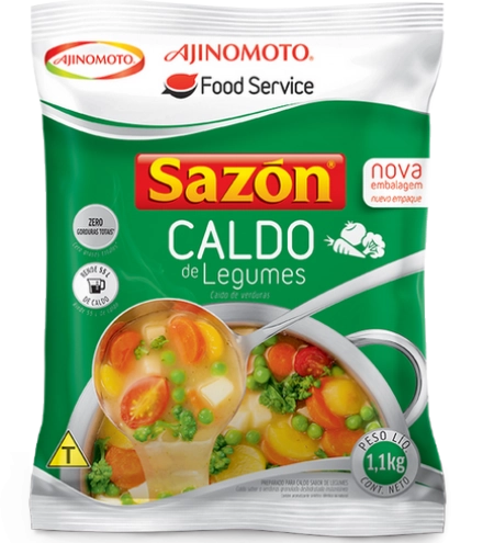 Caldo Po Sazon 1, Legumes