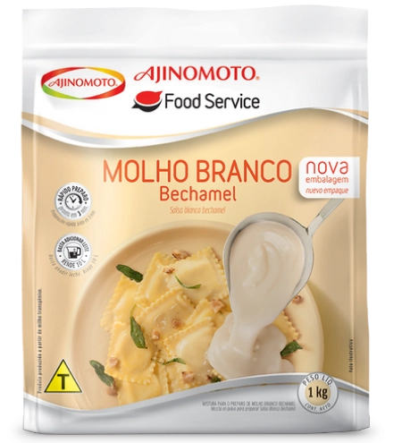 Mistura Para Molho Branco Bechamel Ajinomoto Pacote 1kg