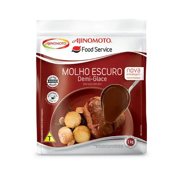 Mistura Para Molho Escuro Demi Glace Ajinomoto Pacote 1kg