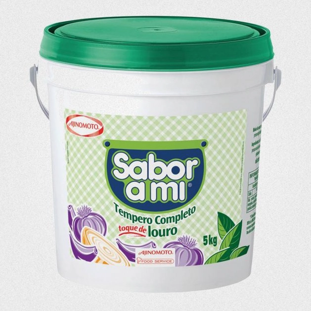 Tempero Completo Com Louro Sabor A Mi Balde 5kg