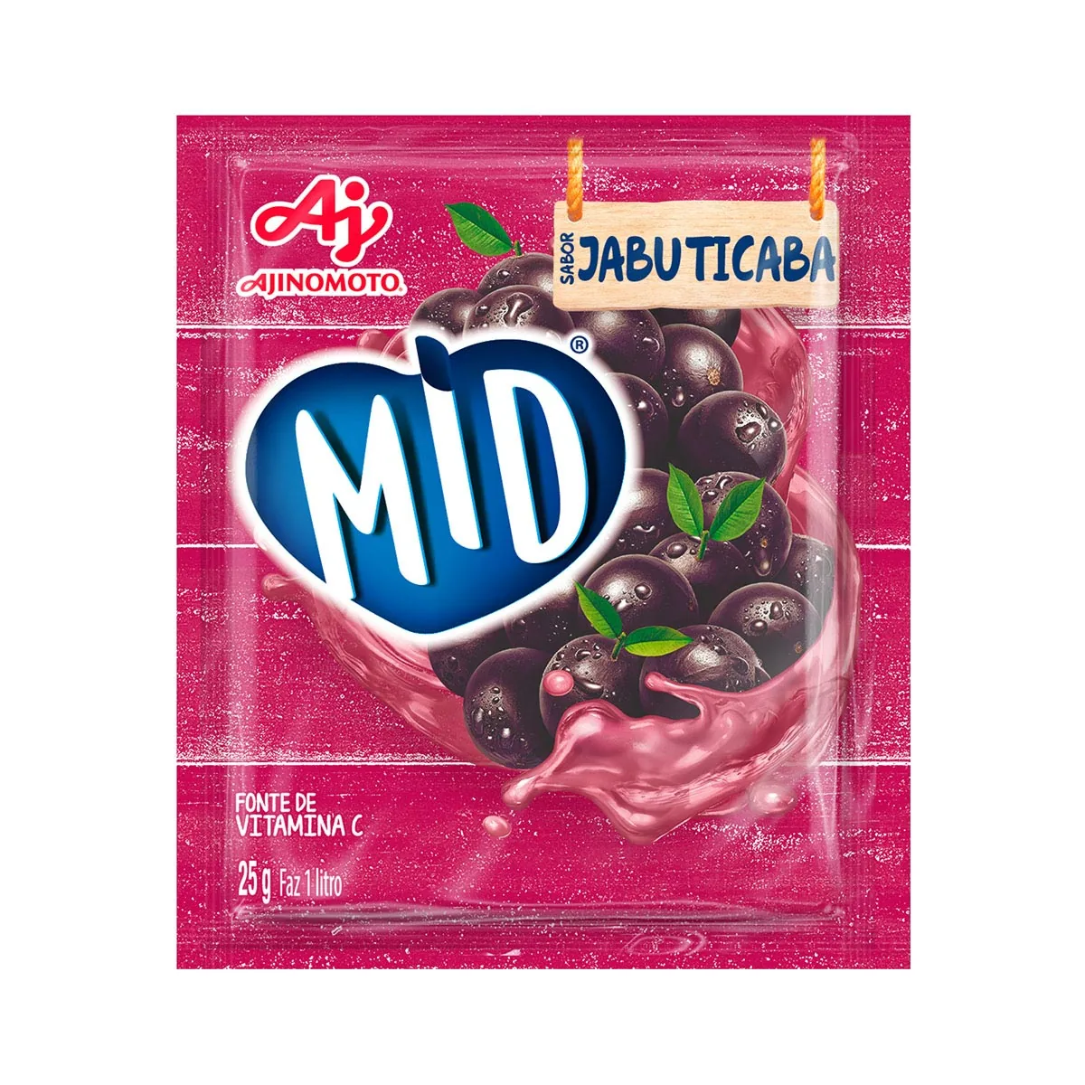 Refresco em Pó Mid Jabuticaba 25g