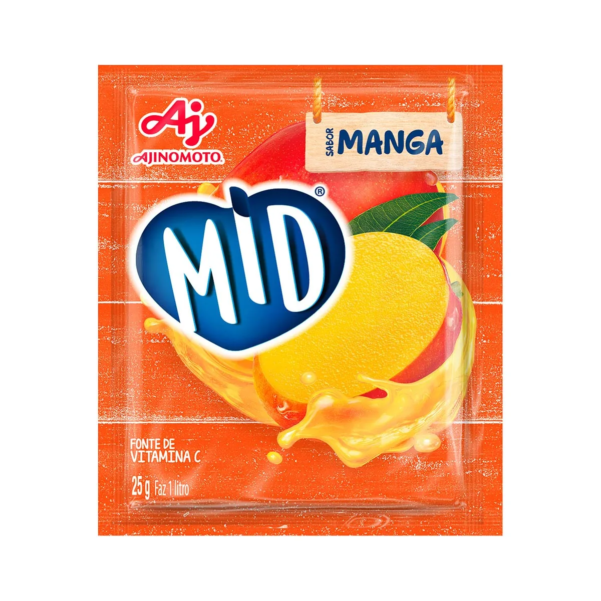 Refresco em Pó Mid Manga 25g