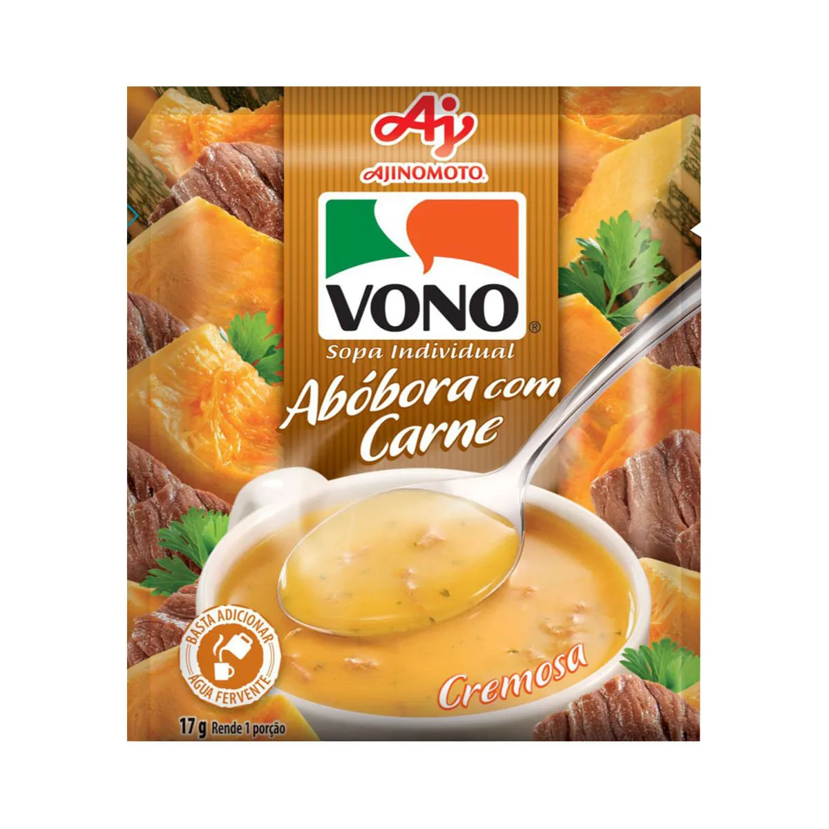 Sopa de Abóbora com Carne Vono 17g