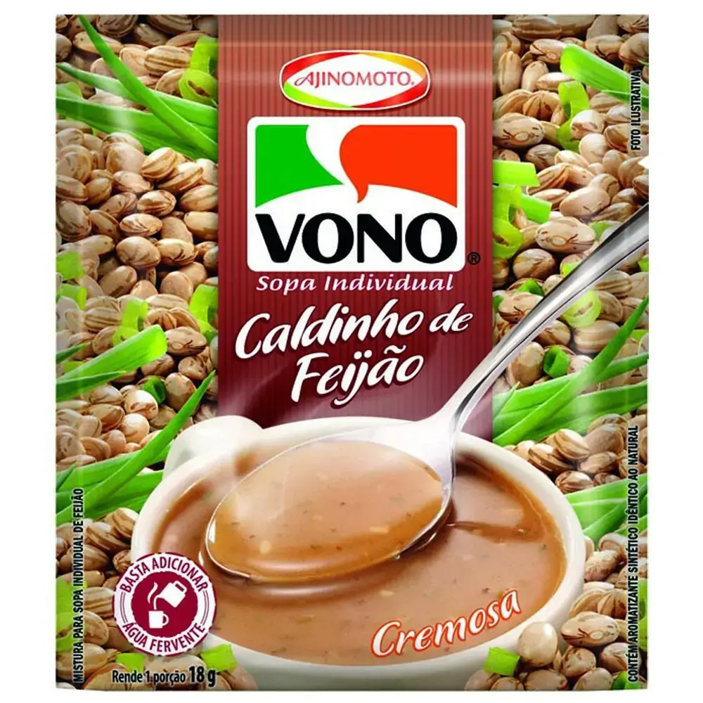 Sopa Vono Caldinho De Feijao 23x18gr